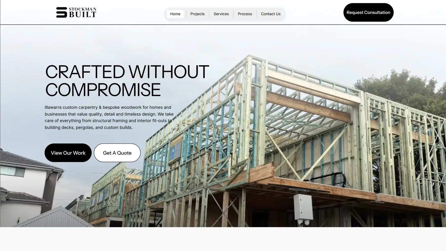 Stockman Built website